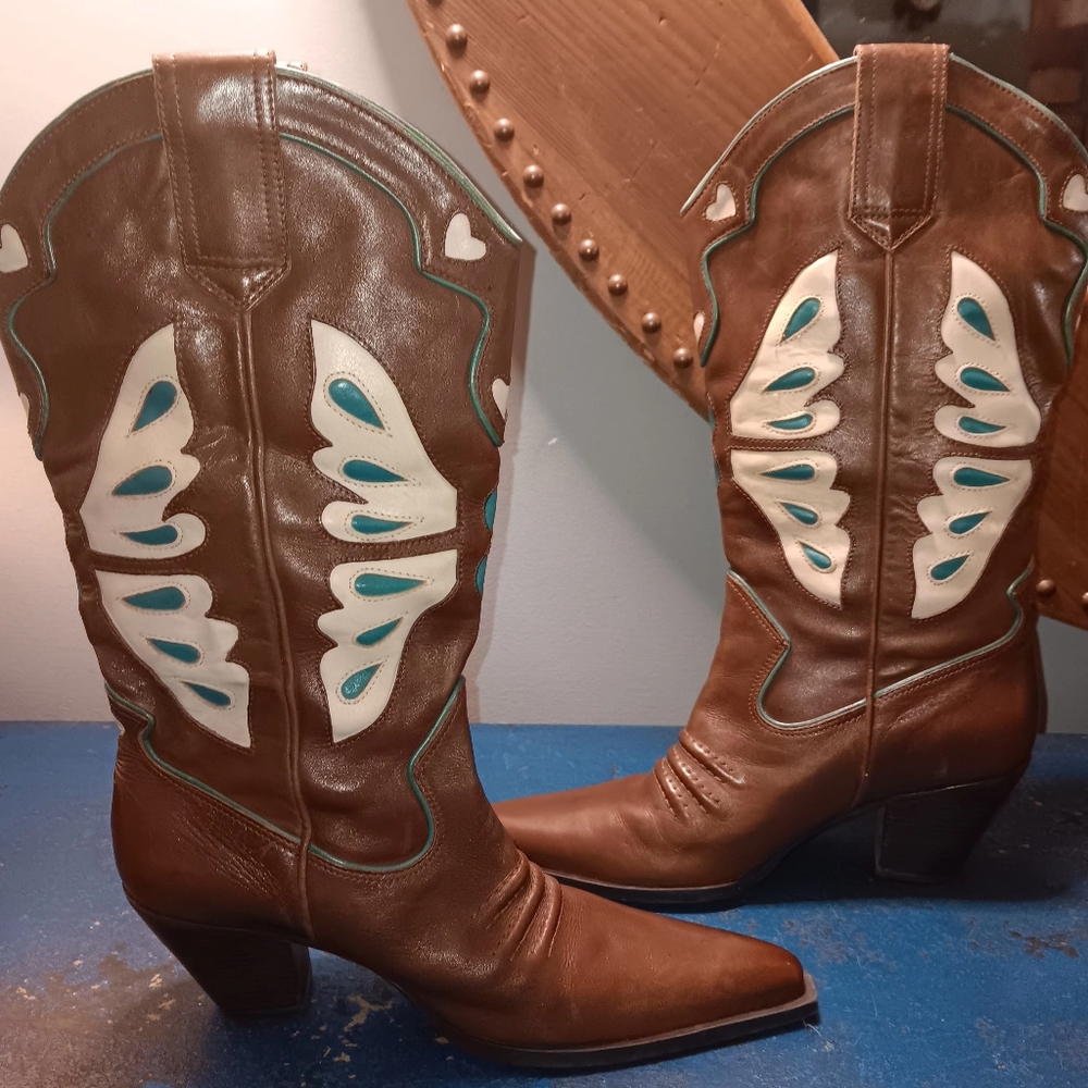 Nine west vintage cowboy boots - Picture 4 of 6